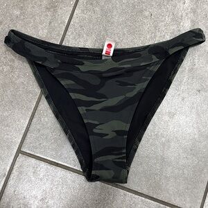 SOLID & STRIPED Camouflage Bikini Bottom
